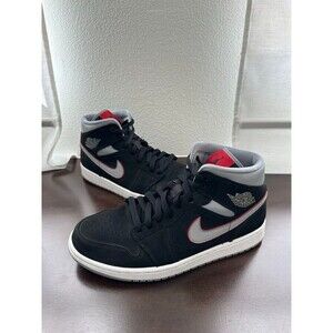 Nike Air Jordan Mid 'Black Grey' 2019 Size 9.5 554724-060